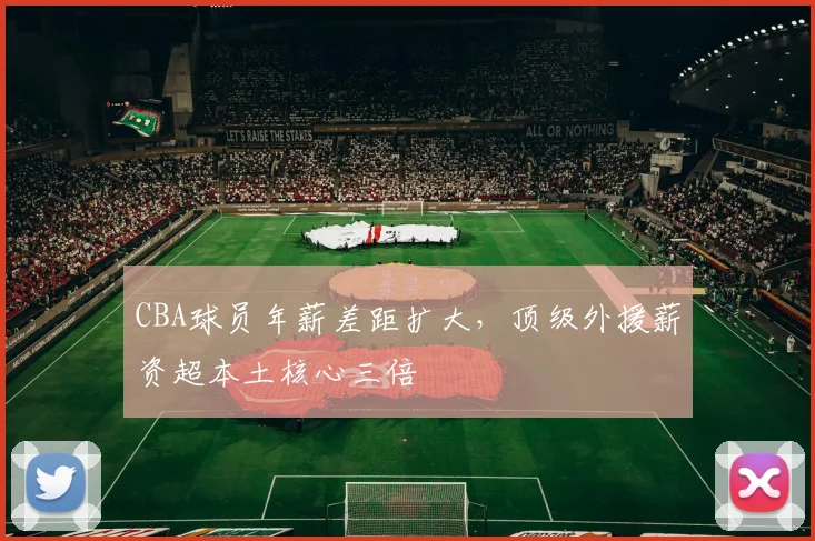 CBA球员年薪差距扩大，顶级外援薪资超本土核心三倍