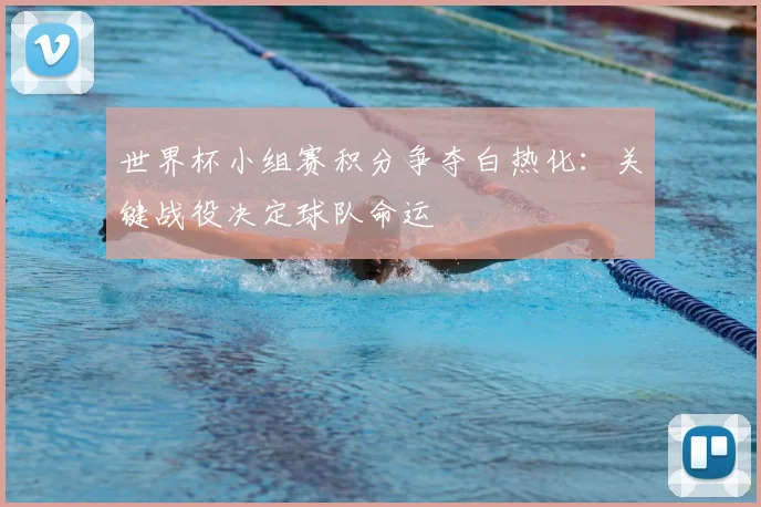 世界杯小组赛积分争夺白热化：关键战役决定球队命运