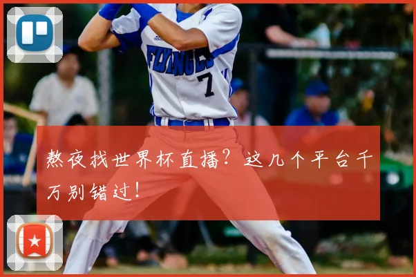 熬夜找世界杯直播？这几个平台千万别错过！
